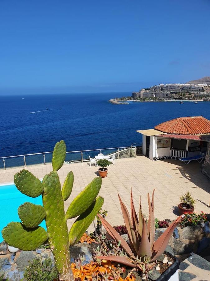 Very Romantic Seaview Apartment Patalavaca Mogan With Warm Pool Экстерьер фото